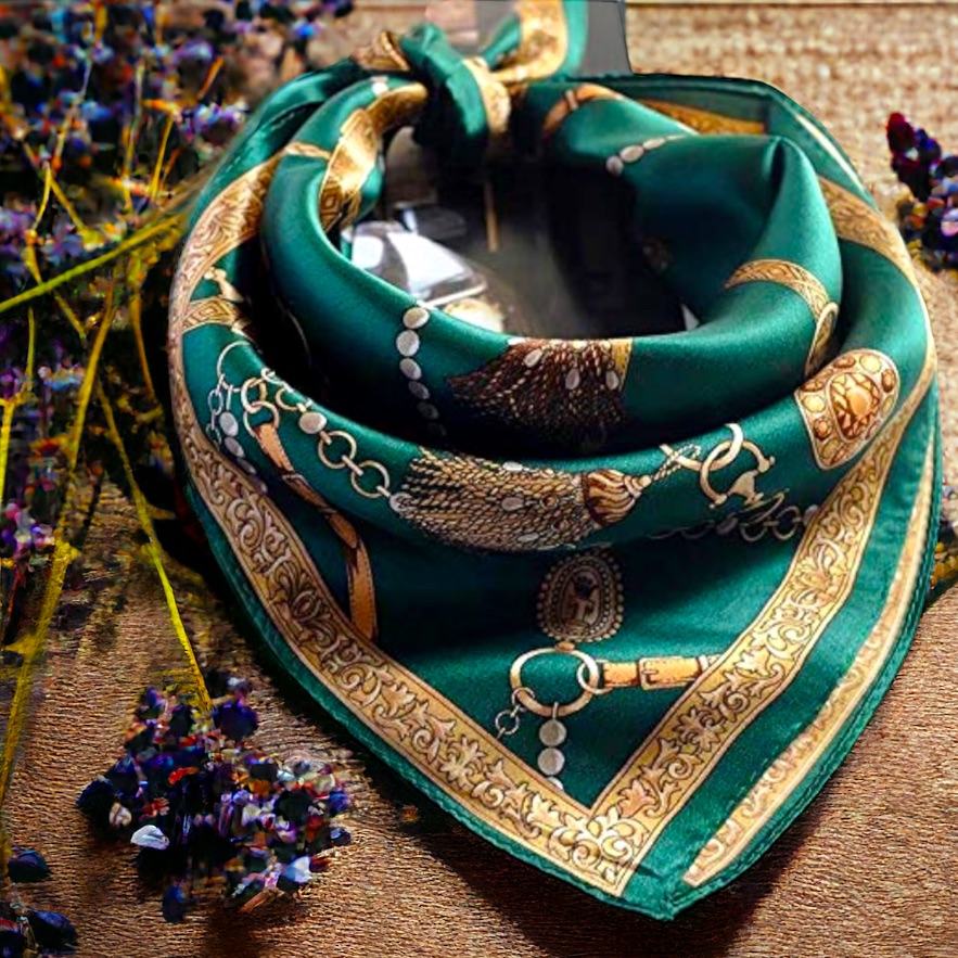 100 Mulberry Silk Scarf With Gift Box